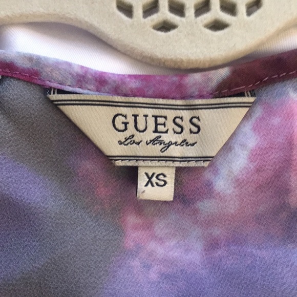 Guess Floral Sheer Blouse - Picture 3 of 3